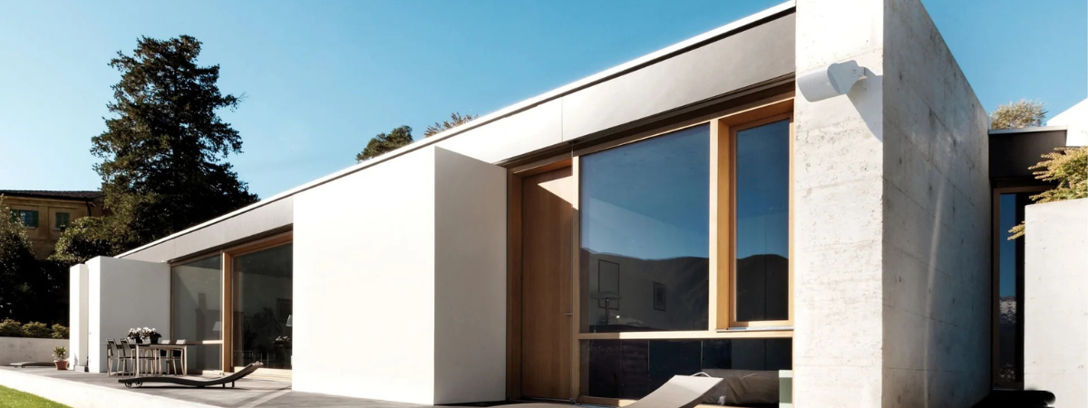Casa moderna con impianti multimediali
