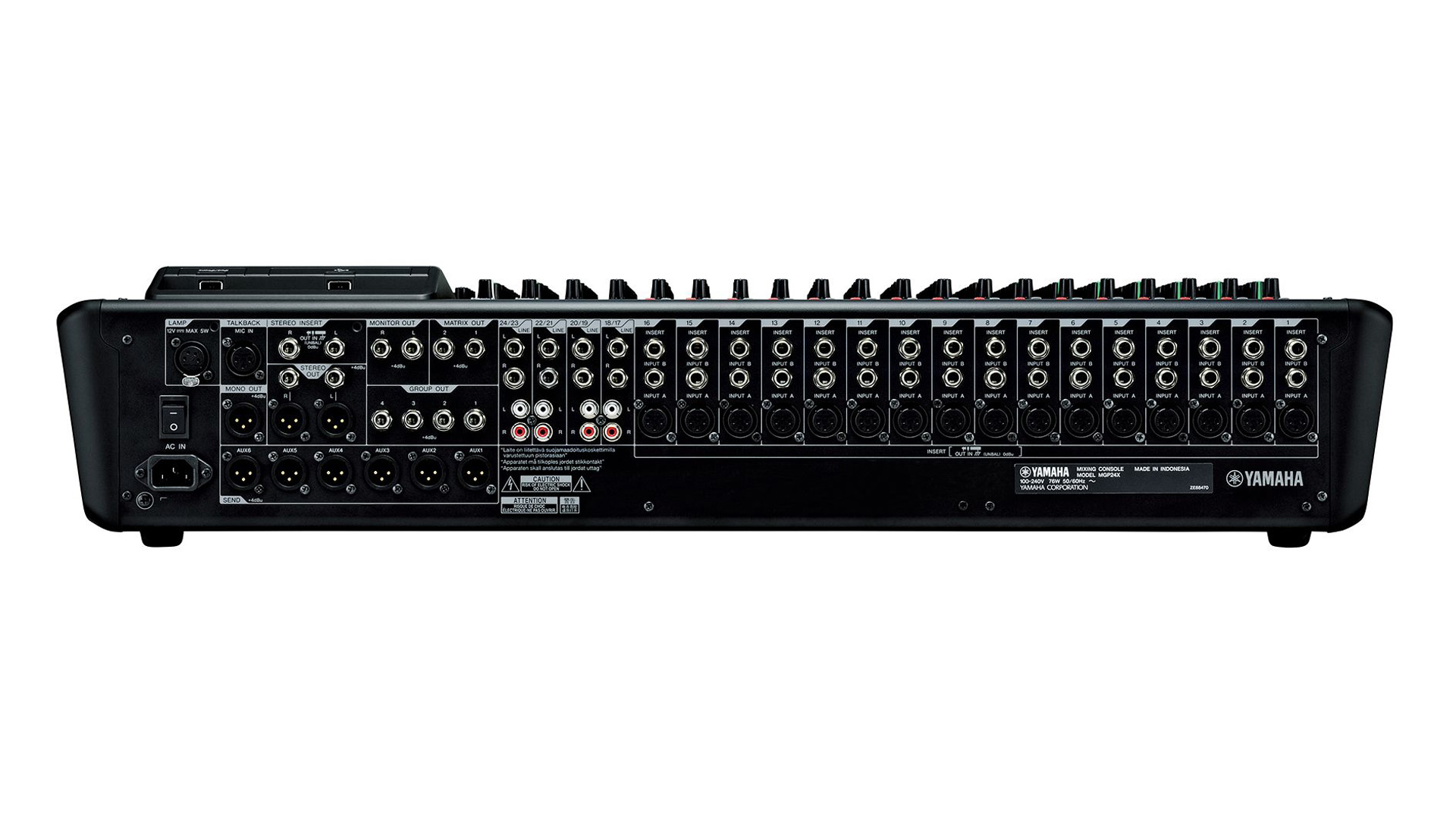 MGP24X Mixer premium a 24 ch, 16 mono + 4 stereo | Adeo Group S.r.l.