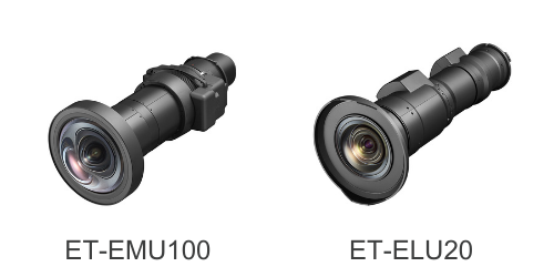 Le nuove ottiche Panasonic ET-EMU100 e ET-ELU20